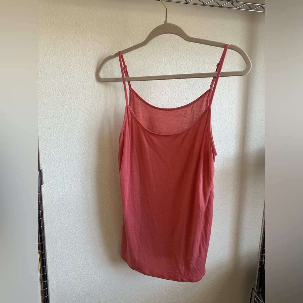 Eileen Fisher Women's Pink Spaghetti Strap Top